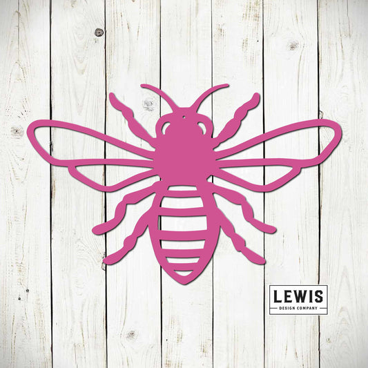 Honey Bee Metal Sign, Honey Bee Garden Art, Bee Wall Decor, Bumble Bee, Bee Garden Sign, Beekeeper Spring, Summer, Bees, Honey - Blessings Grow Meadows