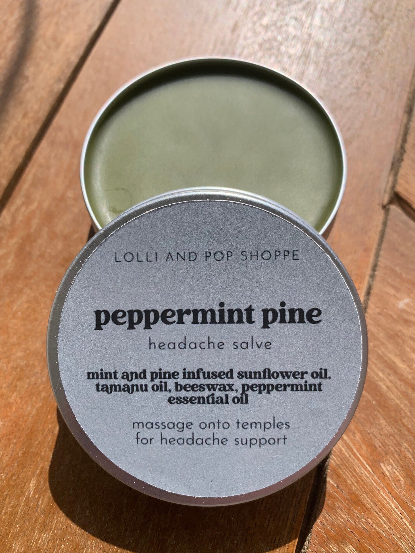 Peppermint Pine Headache Salve