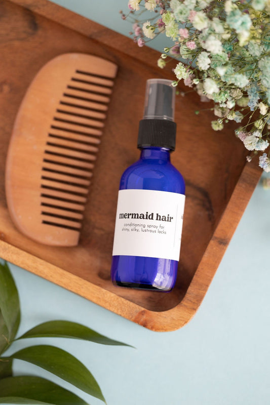Mermaid Hair- Detangling Spray: No More Knots Herbal Leave-In Conditioner