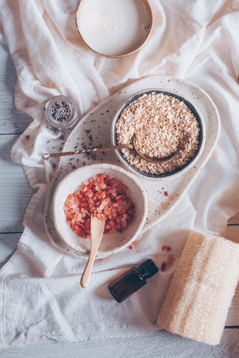 Relaxation and Deep Sleep Herbal Bath Salt Blends