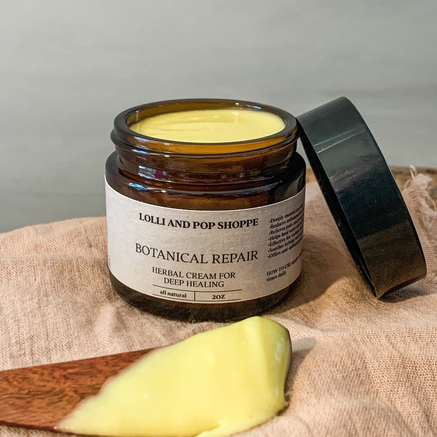 Deep Healing Cream - Eczema & Psoriasis Relief, Intense Moisturizer Relieves and Protects Sensitive Dry Skin - Blessings Grow Meadows