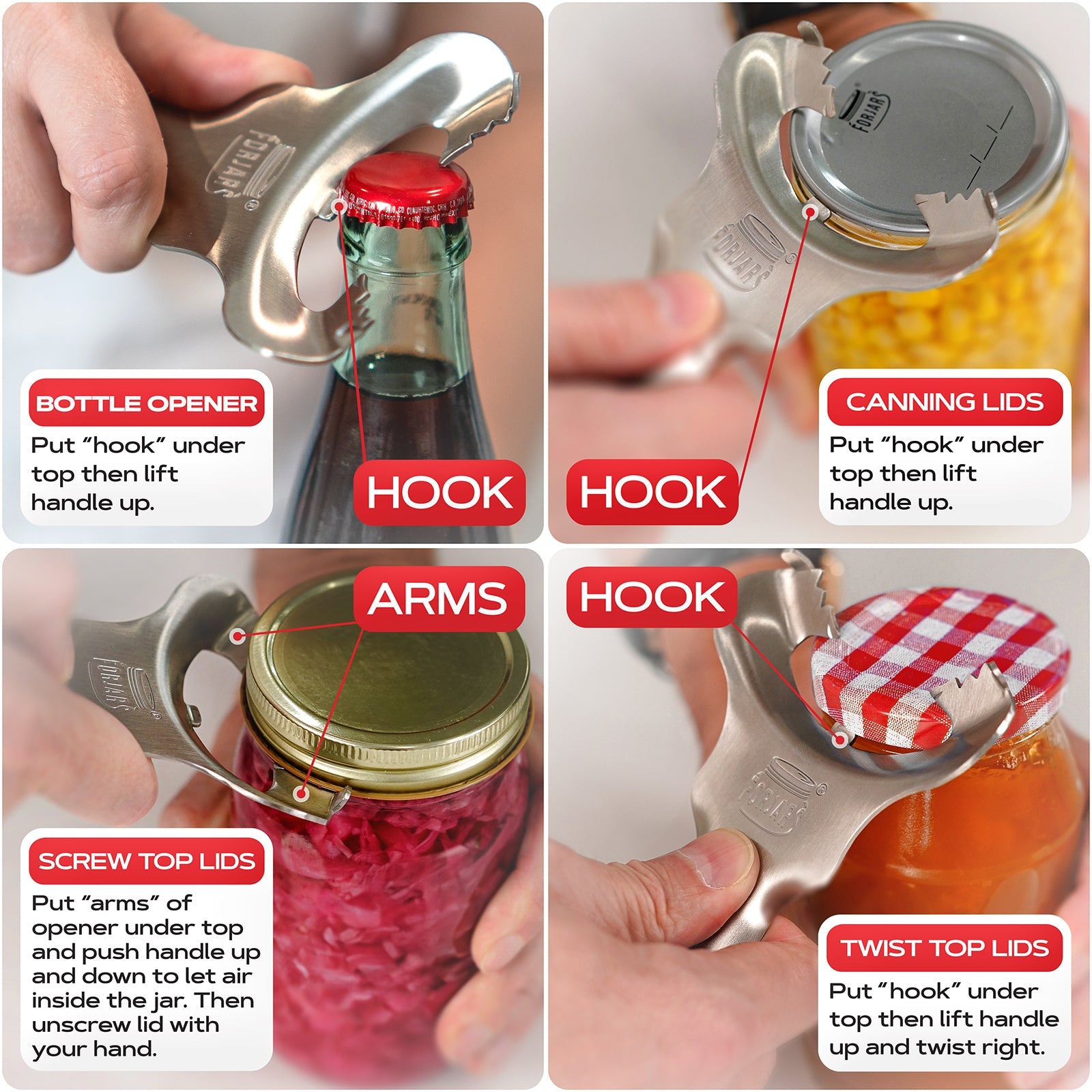 Forjars® - Jar opener - Blessings Grow Meadows