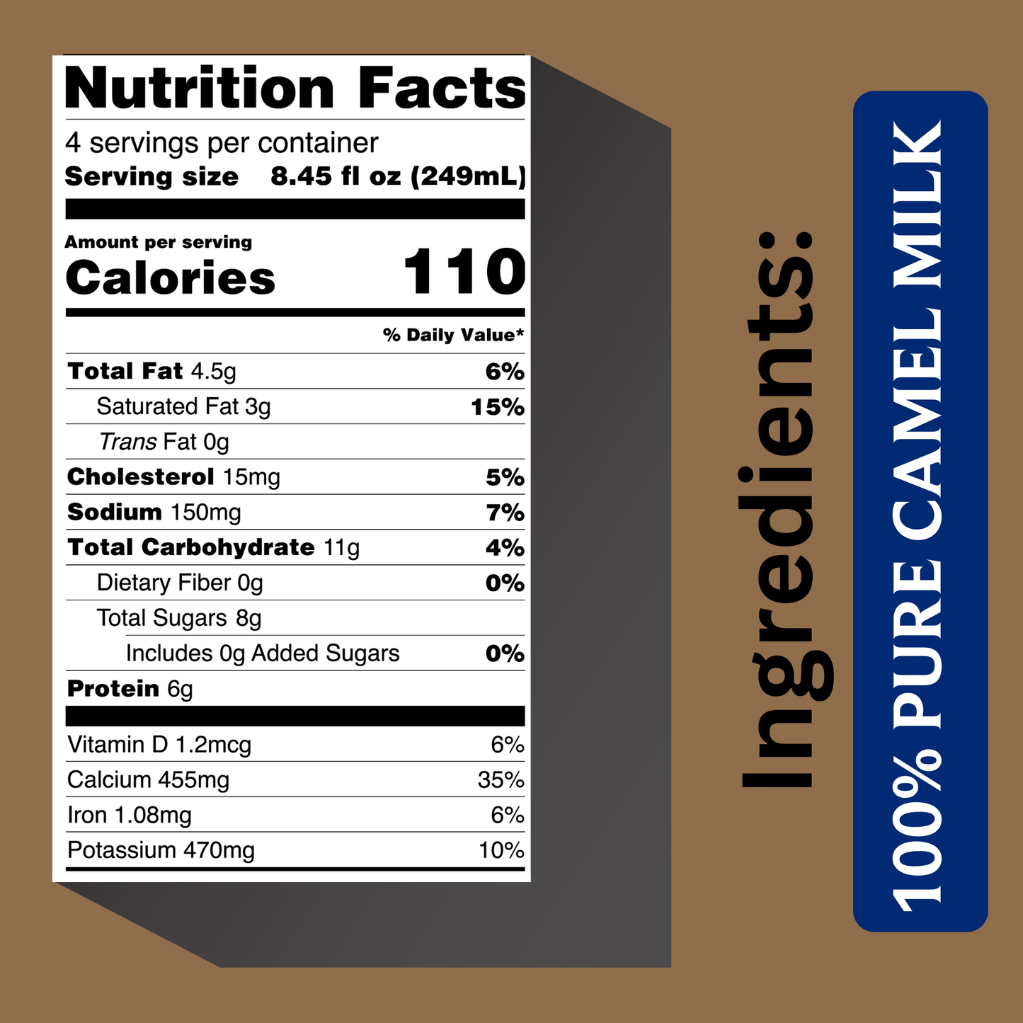 Camel Milk (1 Liter) - Blessings Grow Meadows