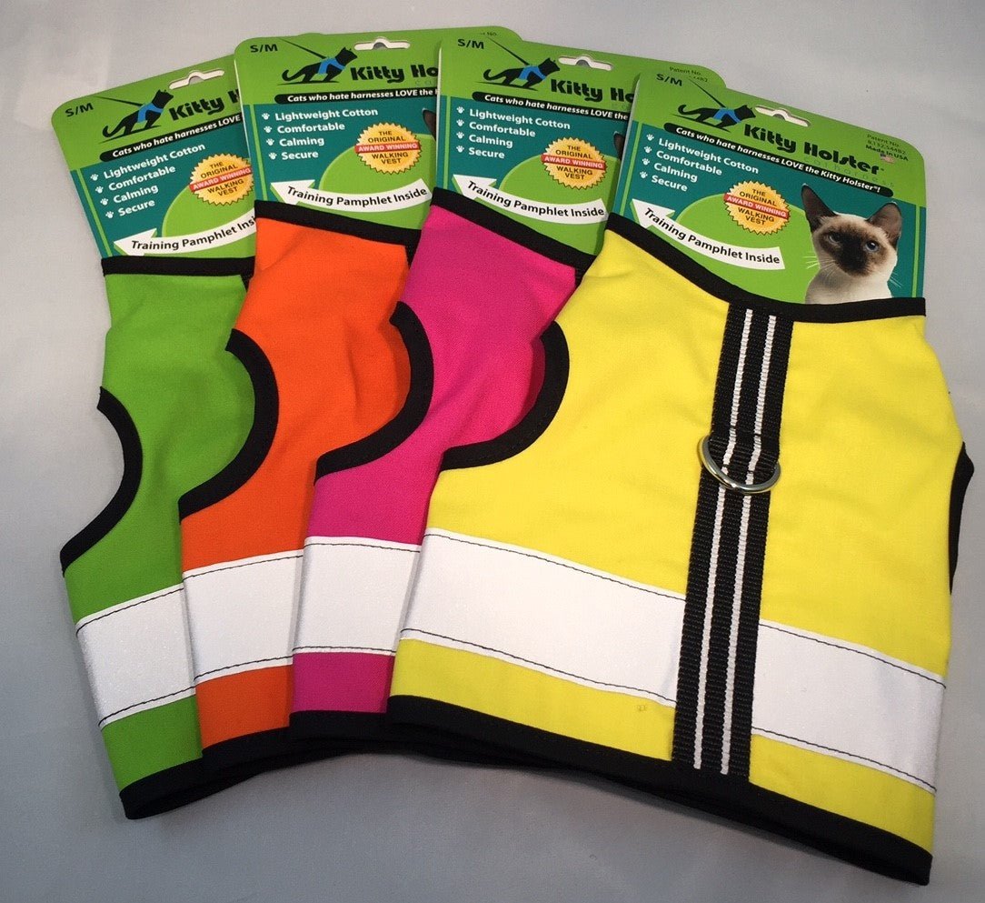 Kitty Holster Cat Harness (Made in USA Reflective Safety Harness) - Blessings Grow Meadows