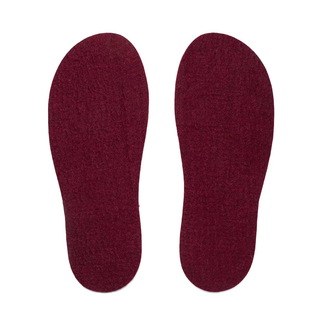 Felt Insoles - Dark - Blessings Grow Meadows -