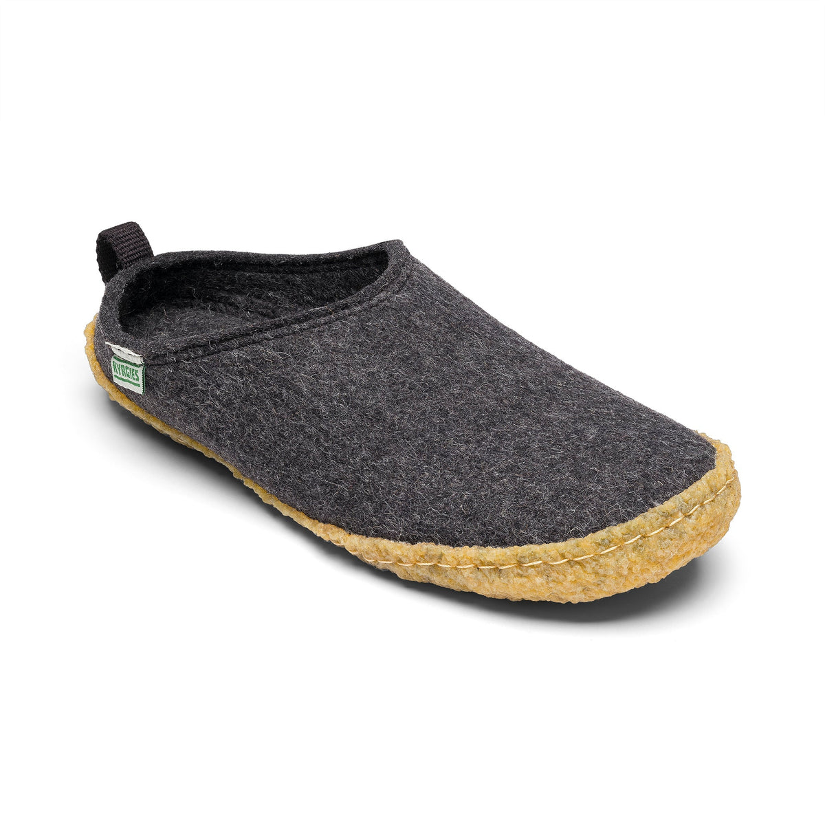 Kyrgies outdoor wool slides featuring soft wool uppers and slip-on design for comfortable outdoor wear.