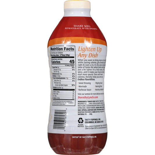 Light and Lean Dorothy Lynch Salad Dressing | 32 oz | Gluten Free - BuyNebraska.com ~ Blessings Grow Meadows