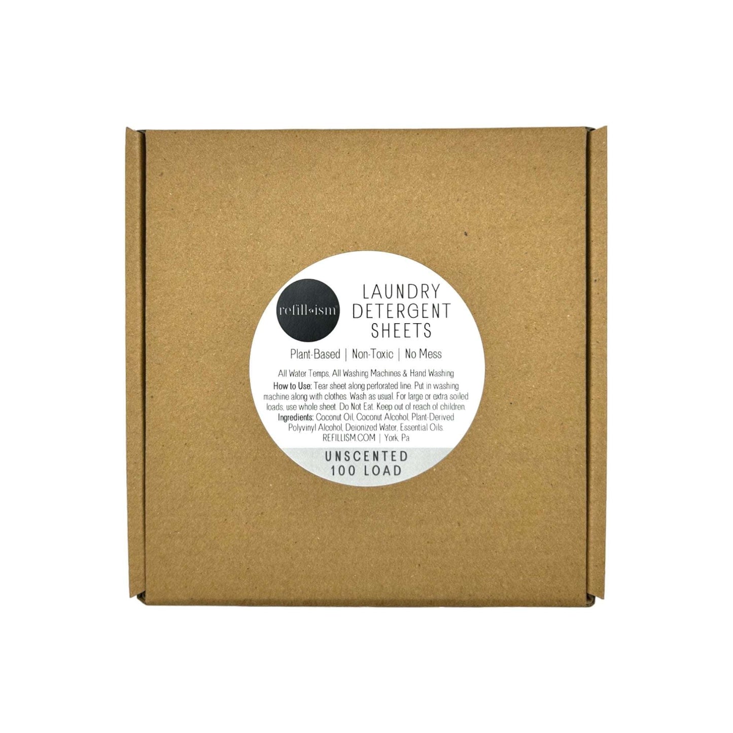 Laundry Detergent Sheets | 100 Load | Eco-Friendly & Plant-Based - Refillism ~ Blessings Grow Meadows