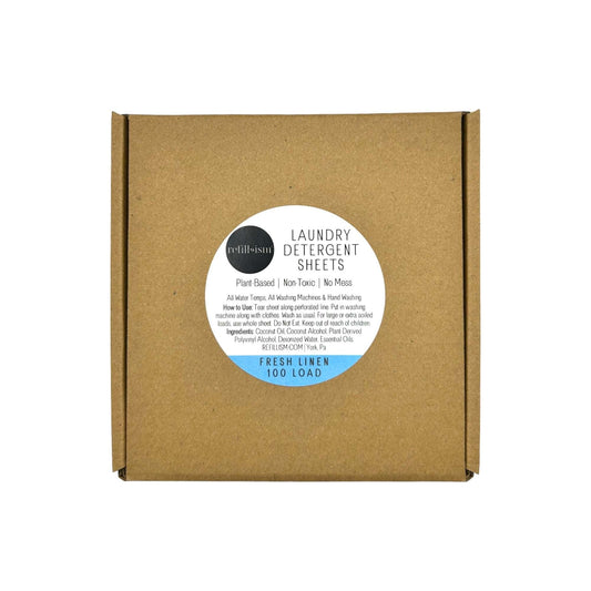 Laundry Detergent Sheets | 100 Load | Eco-Friendly & Plant-Based - Refillism ~ Blessings Grow Meadows