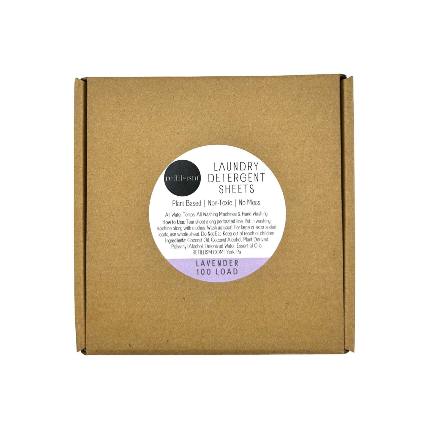 Laundry Detergent Sheets | 100 Load | Eco-Friendly & Plant-Based - Refillism ~ Blessings Grow Meadows