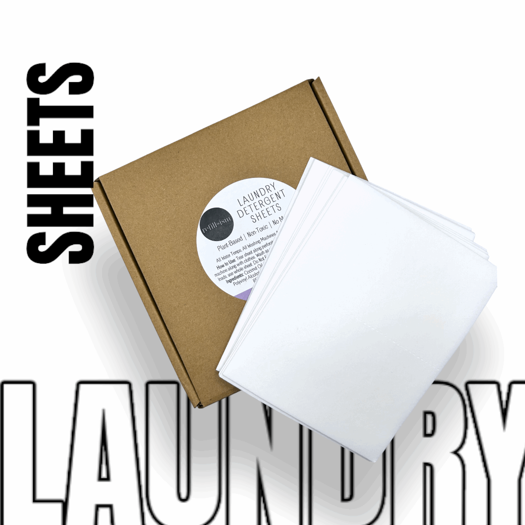 Laundry Detergent Sheets | 100 Load | Eco-Friendly & Plant-Based - Refillism ~ Blessings Grow Meadows