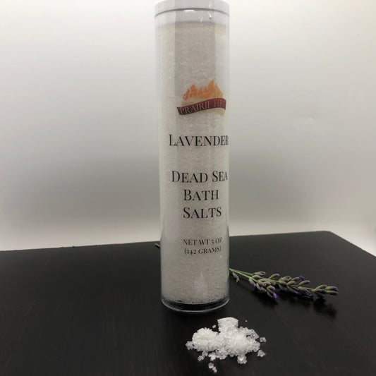 Lavender Dead Sea Bath Salts - 5oz (Prairie Fire Lavender) - Blessings Grow Meadows