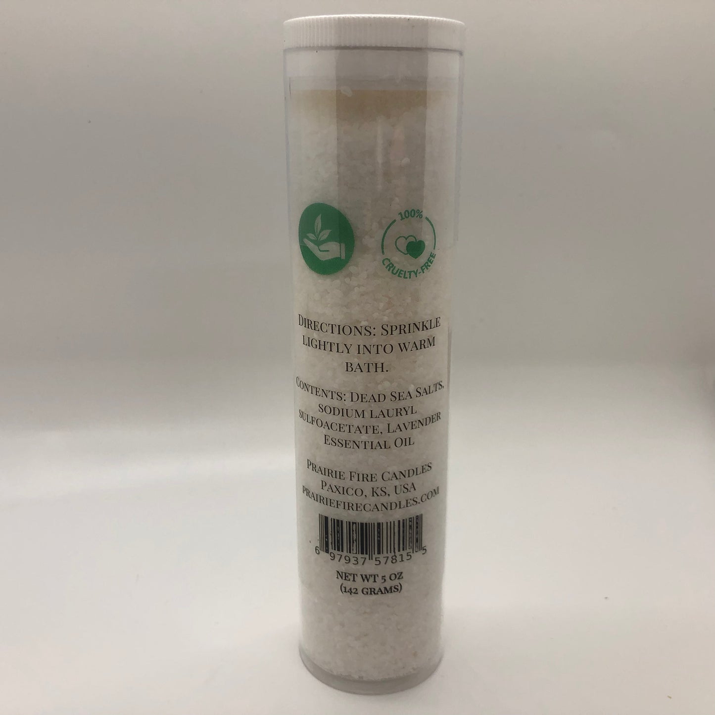 Lavender Dead Sea Bath Salts - 5oz (Prairie Fire Lavender) - Blessings Grow Meadows