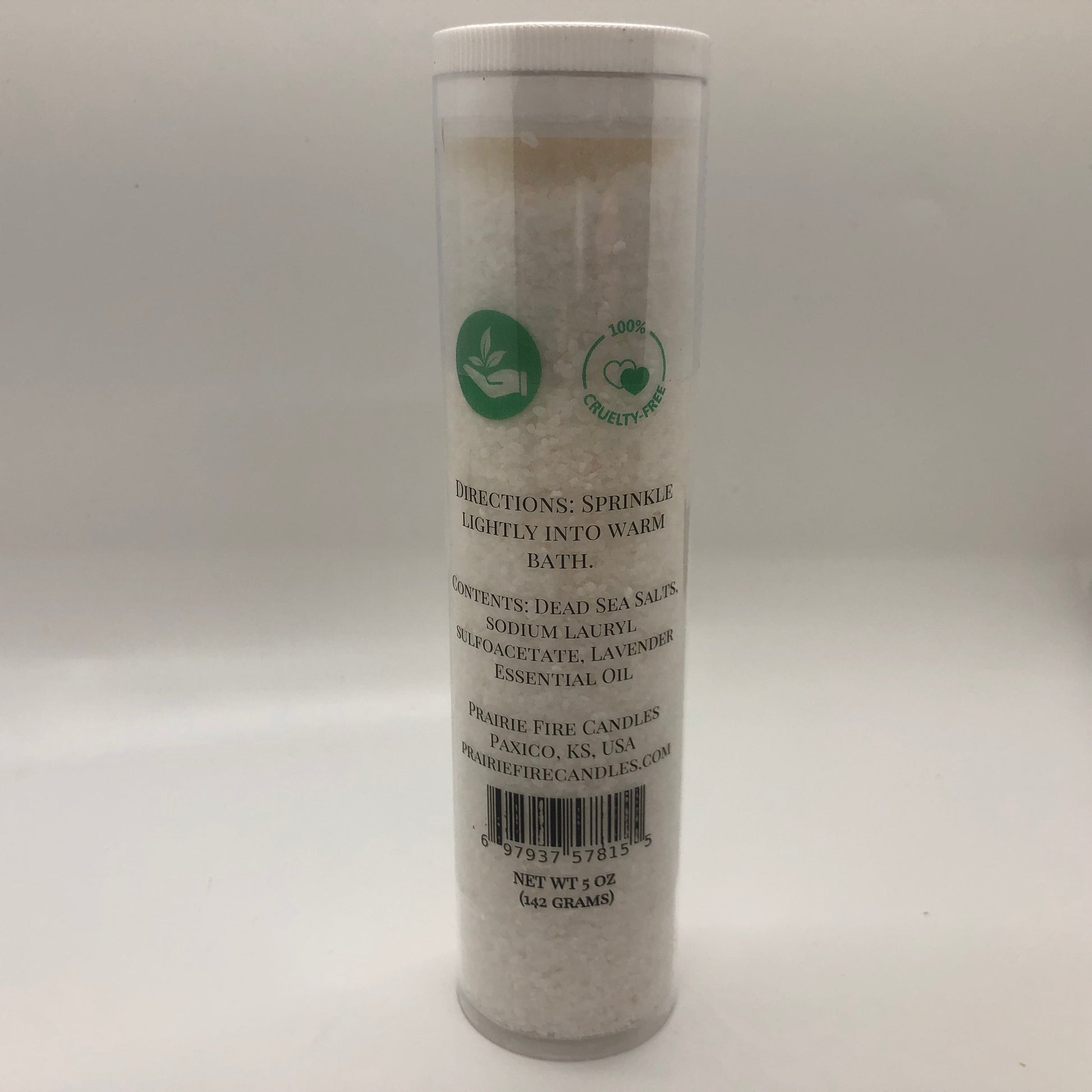 Lavender Dead Sea Bath Salts - 5oz (Prairie Fire Lavender) - Blessings Grow Meadows