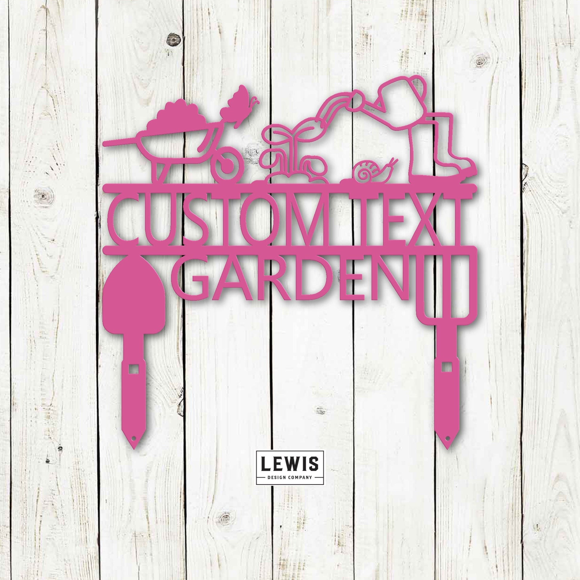 Custom Metal Garden Sign, Personalized Garden Sign - Blessings Grow Meadows