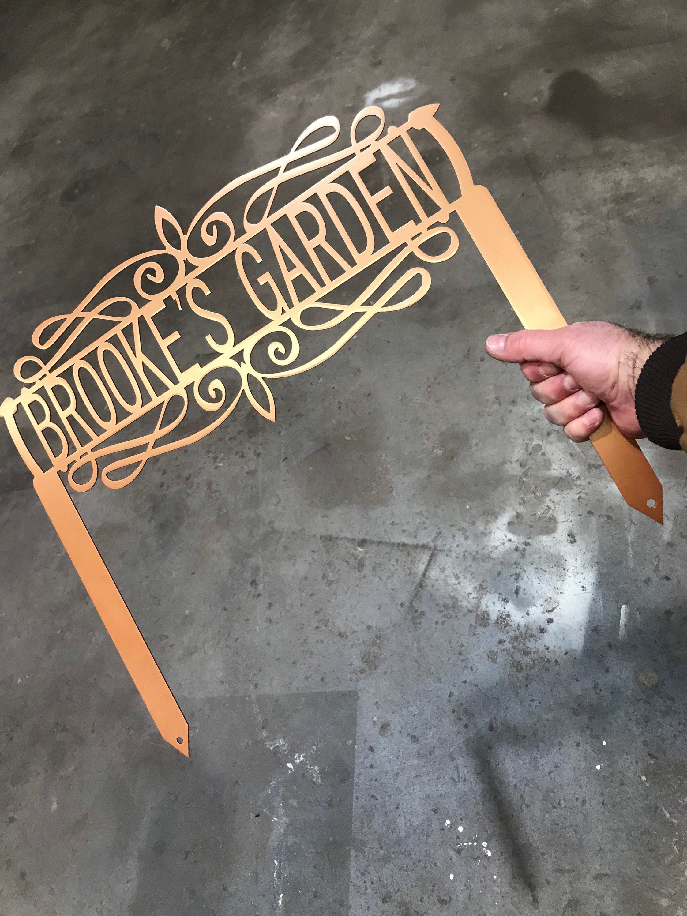Custom Decorative Garden Sign | Blessings Grow Meadows