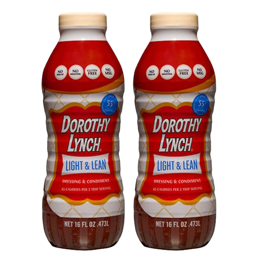 Light and Lean Dorothy Lynch Salad Dressing | Pack of 2 | 16 oz | Gluten Free - BuyNebraska.com ~ Blessings Grow Meadows