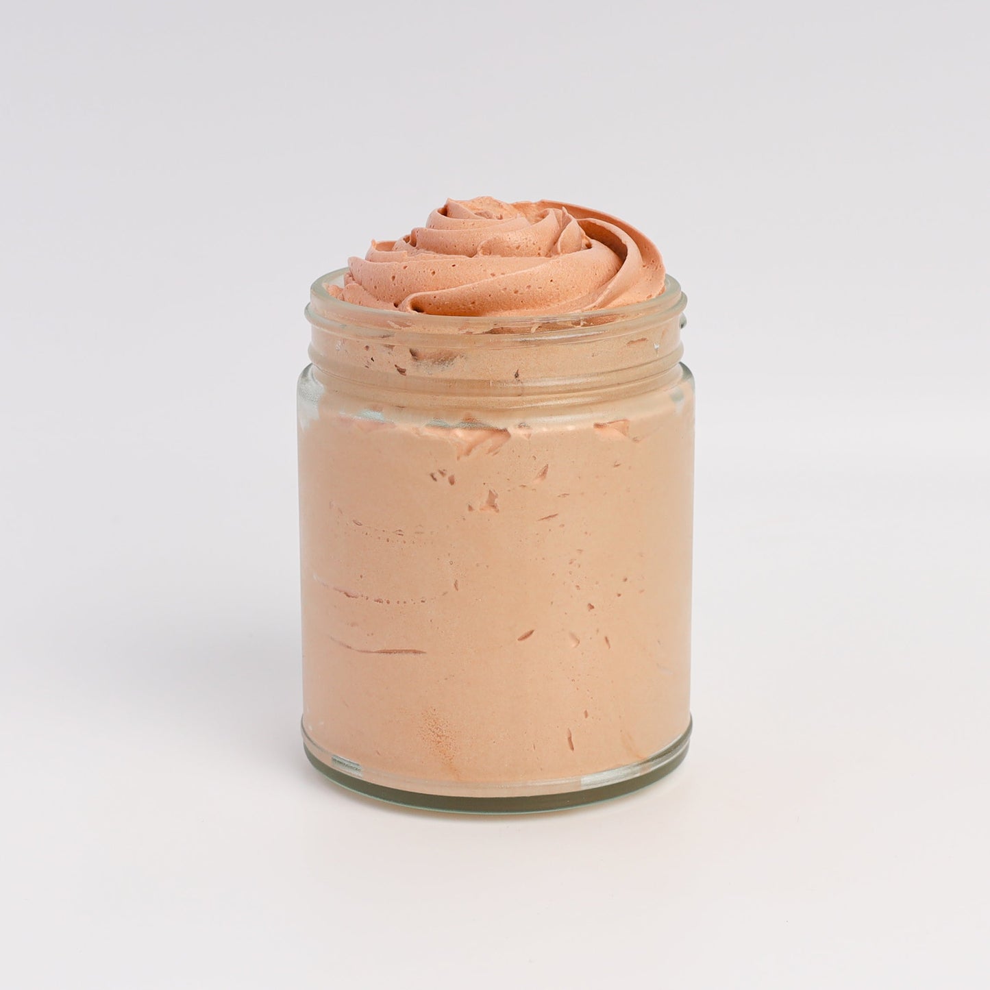 Lady May Tallow luminous bronze whipped body moisturizer in a 9 oz jar, showing the creamy, bronze-tinted body cream with no lid.