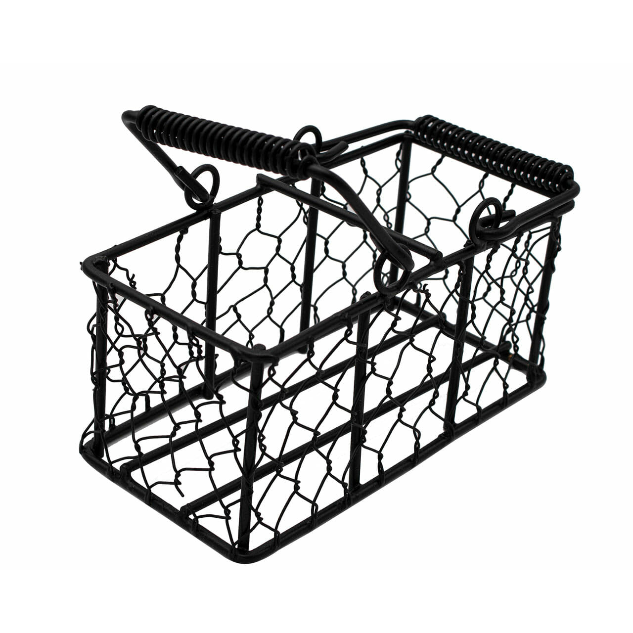 Chicken Wire Caddy for 2 Half Pint 8oz Mason Jars - Blessings Grow Meadows