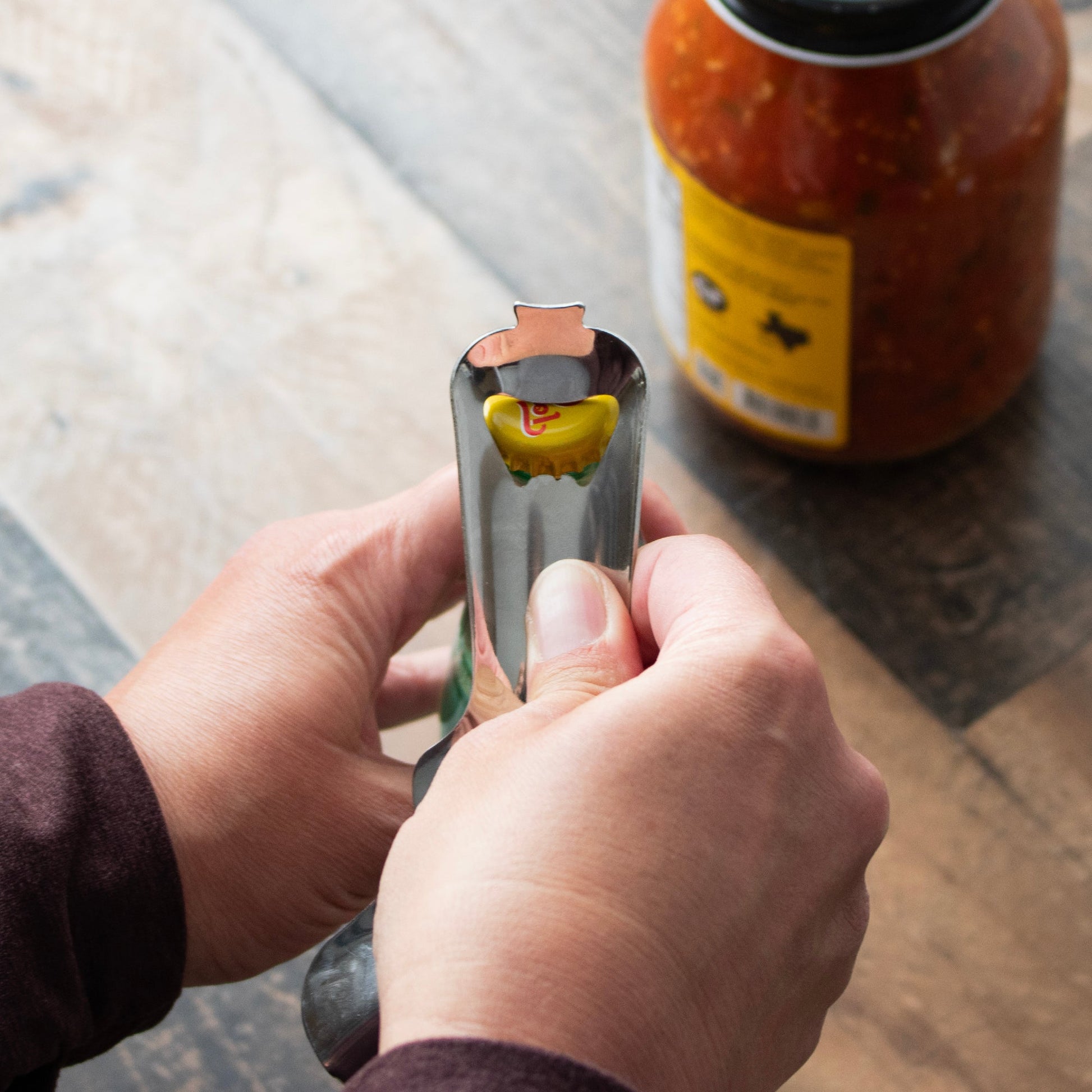 Mason Jar Dent-Free Lid Opener - Stainless Steel - Blessings Grow Meadows