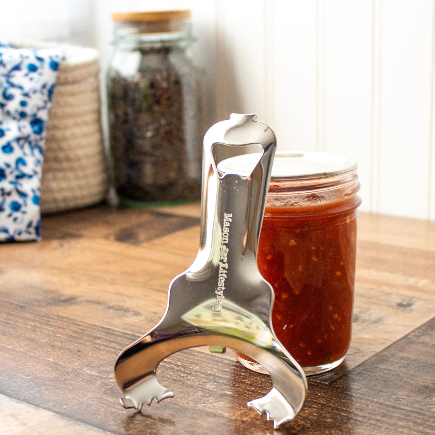 Mason Jar Dent-Free Lid Opener - Stainless Steel - Blessings Grow Meadows