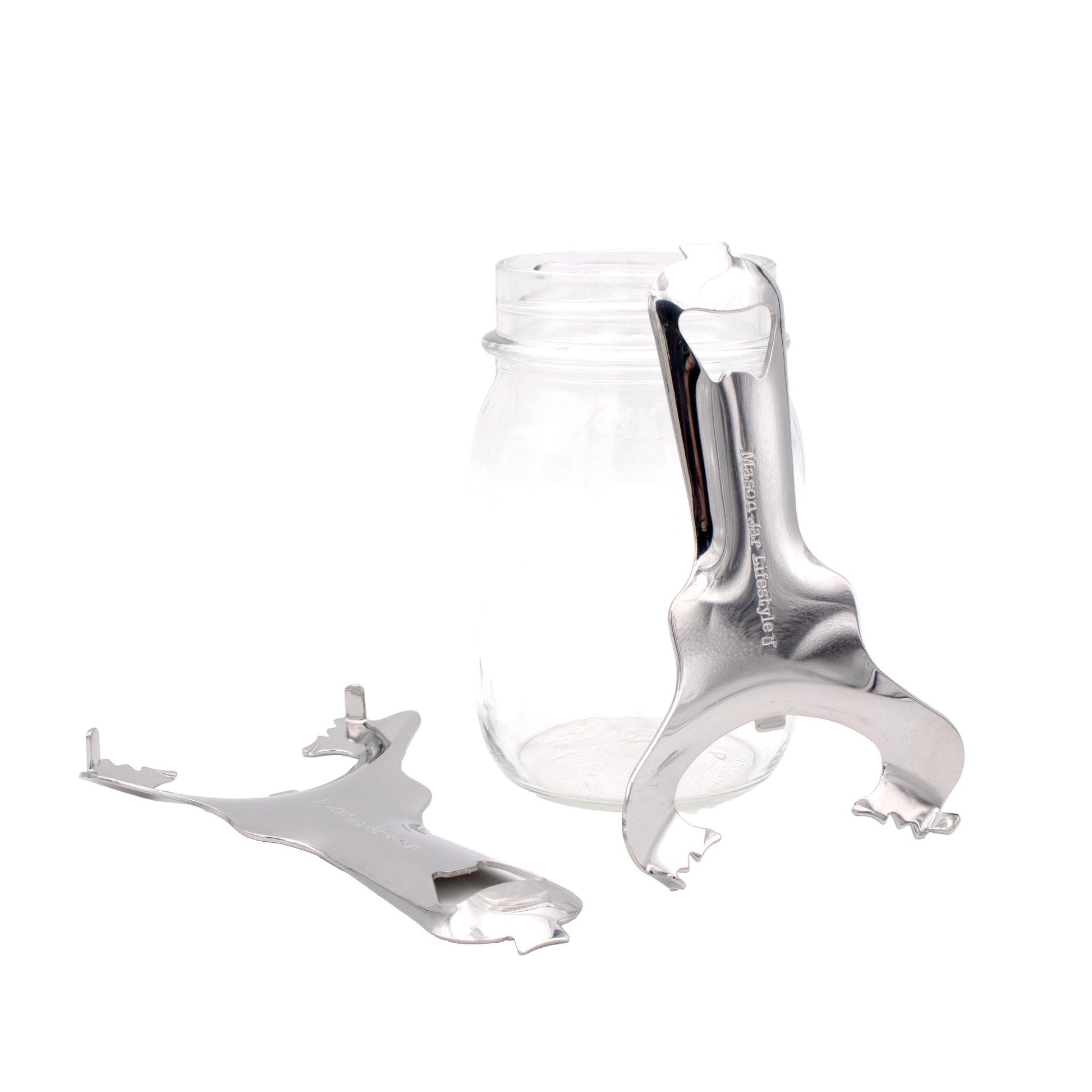 Mason Jar Dent-Free Lid Opener - Stainless Steel - Blessings Grow Meadows