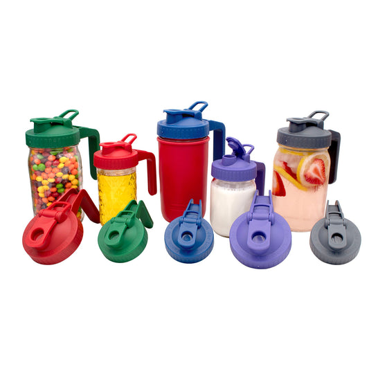 Salad and Snacks Starter Set for Mason Jars - Blessings Grow Meadows