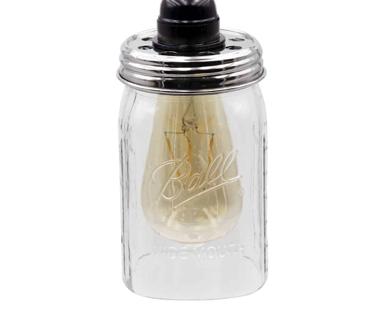 Lighting Lid for Mason Jar Light Fixtures - Blessings Grow Meadows