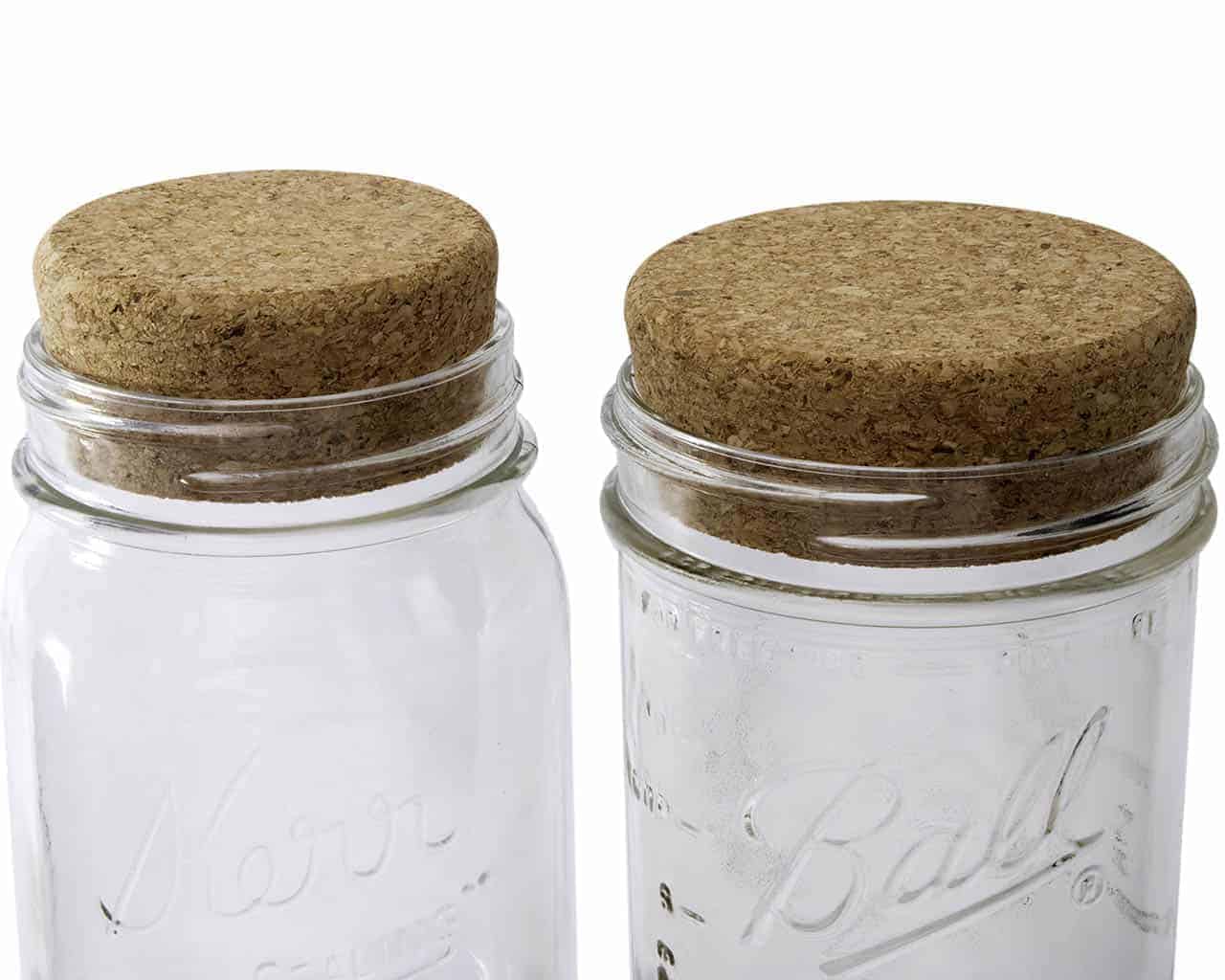 Cork Lid / Stopper for Mason Jars 4 Pack - Blessings Grow Meadows