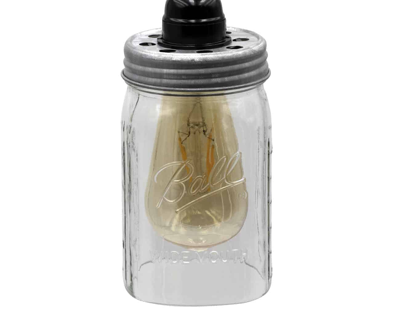Lighting Lid for Mason Jar Light Fixtures - Blessings Grow Meadows