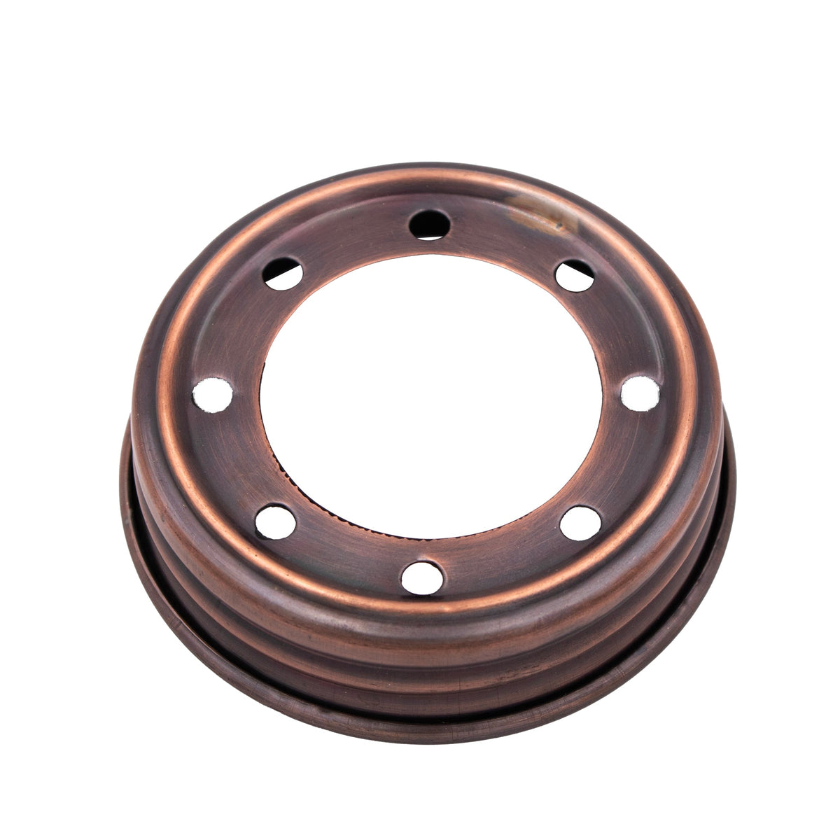 Lighting lid for Mason Jar Lifestyle pendant light fixture with oil-rubbed bronze finish and clear bulb, designed for Mason jars.