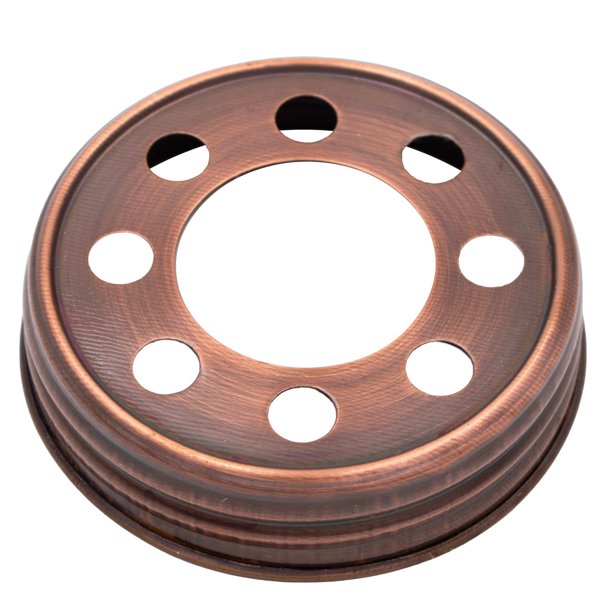 Lighting lid for mason jar light fixture by Mason Jar Lifestyle, oil-rubbed bronze finish with pendant-style bulb and wide-mouth jar.