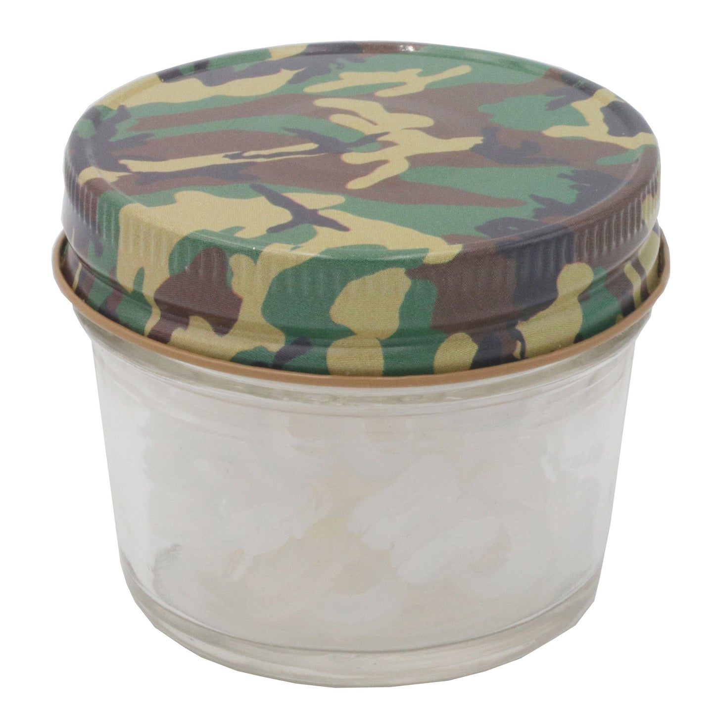Camouflage Metal Storage Lids for Regular Mouth Mason Jars 6pk - Blessings Grow Meadows