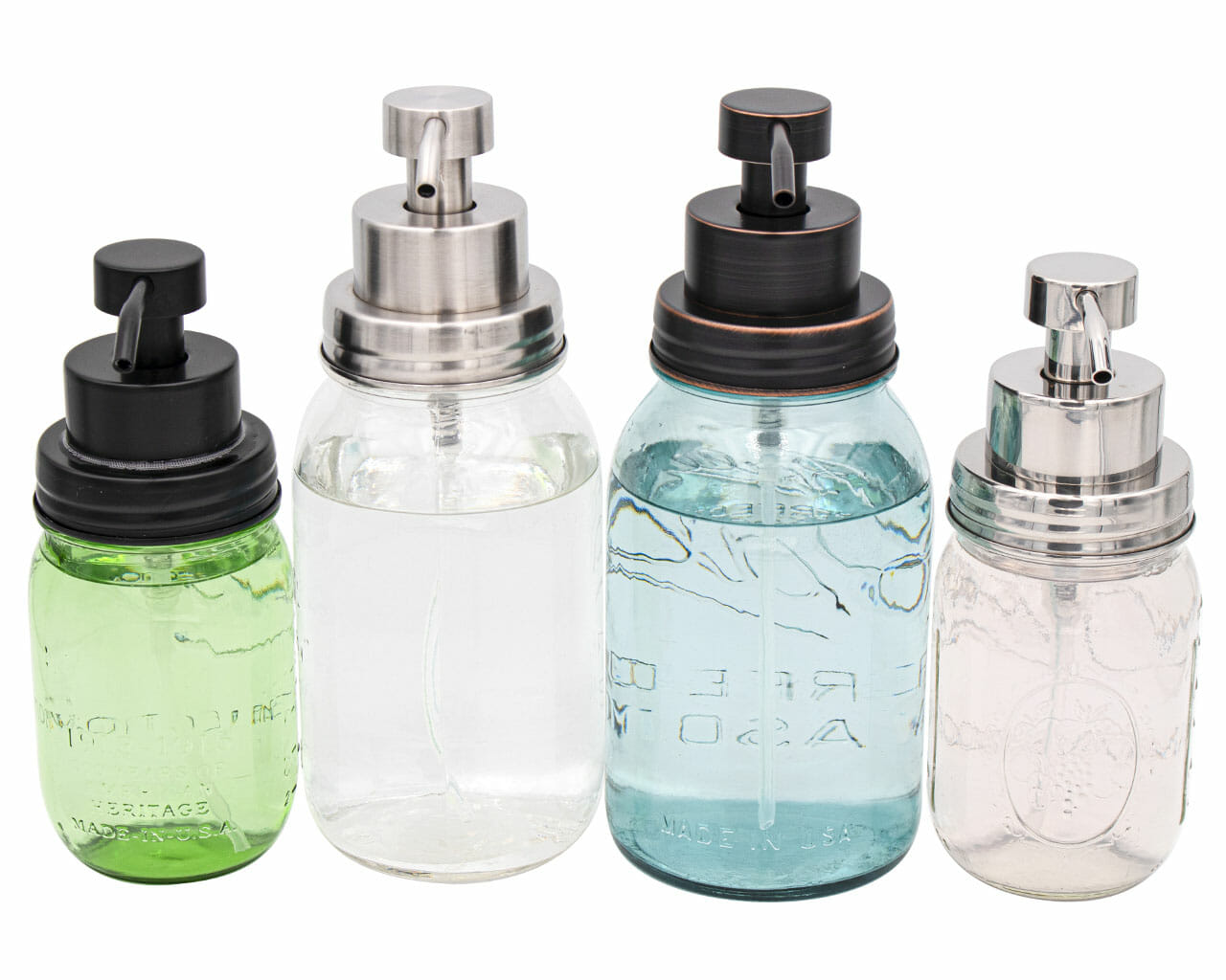 Foaming Soap Pump Dispensers for Mason Jars - Blessings Grow Meadows