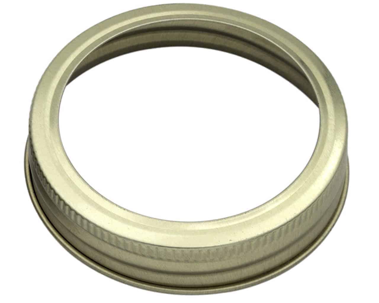 Gold Bands / Rings for Mason Jars 10 Pack - Blessings Grow Meadows