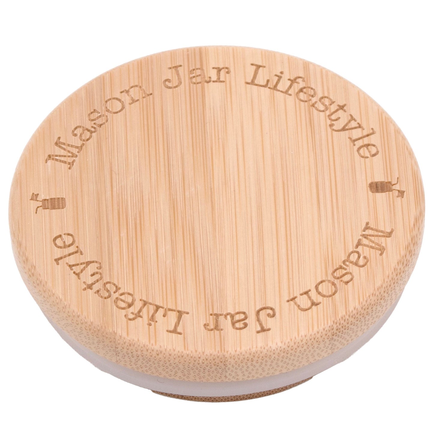 Bamboo Storage Stopper Lids for Mason Jars - Blessings Grow Meadows
