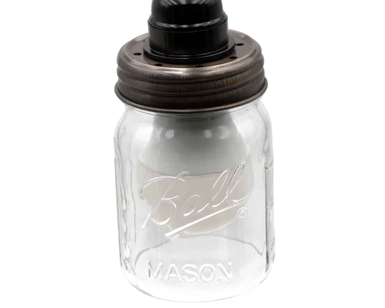 Lighting Lid for Mason Jar Light Fixtures - Blessings Grow Meadows