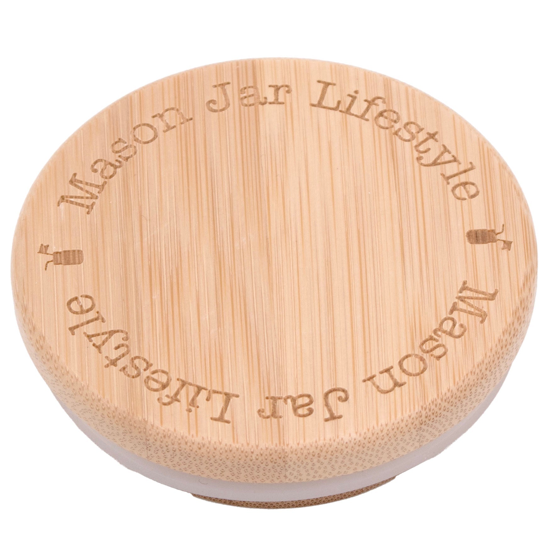Bamboo Storage Stopper Lids for Mason Jars - Blessings Grow Meadows
