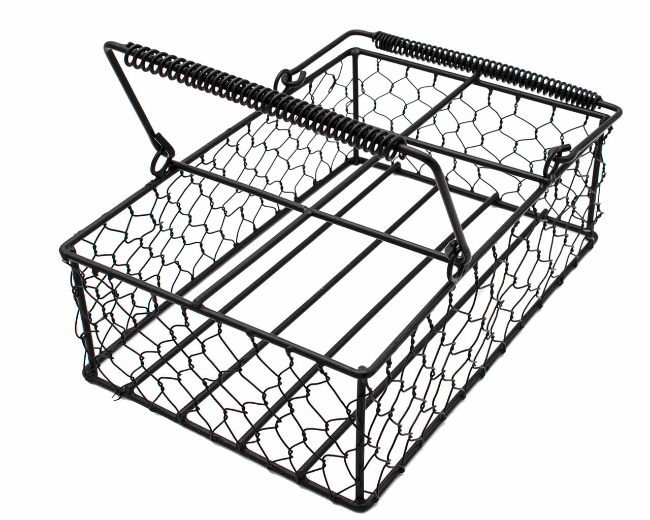 Chicken Wire Caddy for 6 Pint Mason Jars - Blessings Grow Meadows