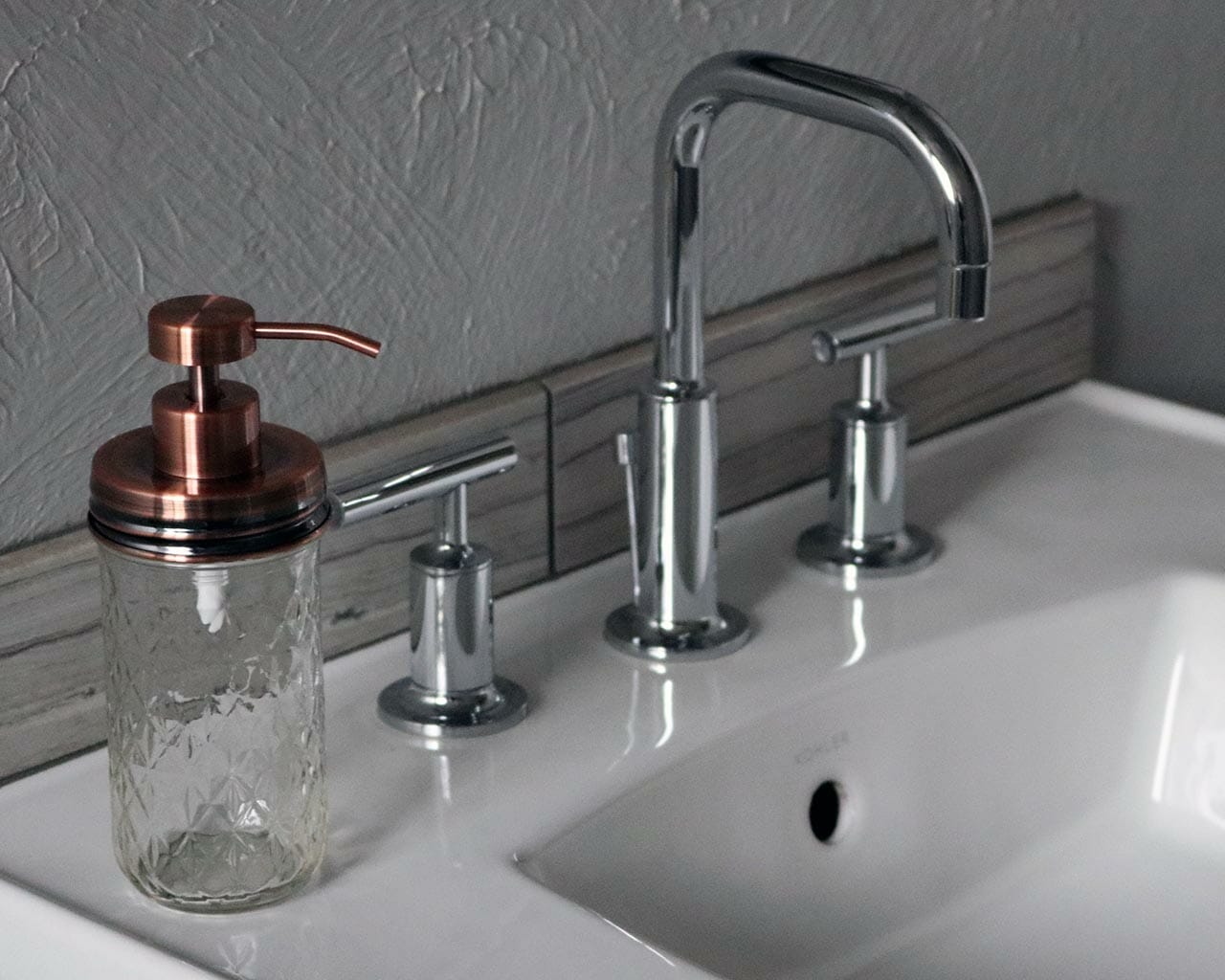 Vintage Copper Soap Pump Lid Kit for Regular Mouth Mason Jars - Blessings Grow Meadows