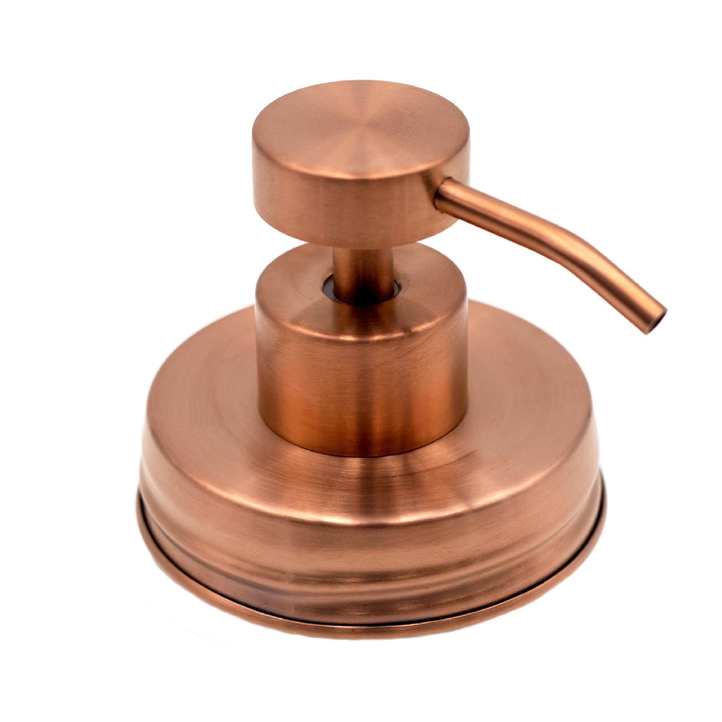 Rose Gold Soap Pump Lid Kit for Regular Mouth Mason Jars