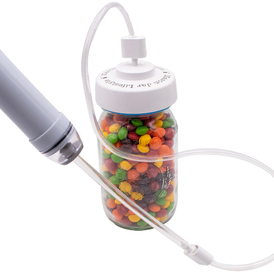 Vacuum Sealing Kit for Regular and Wide Mouth Mason Jars - Blessings Grow Meadows