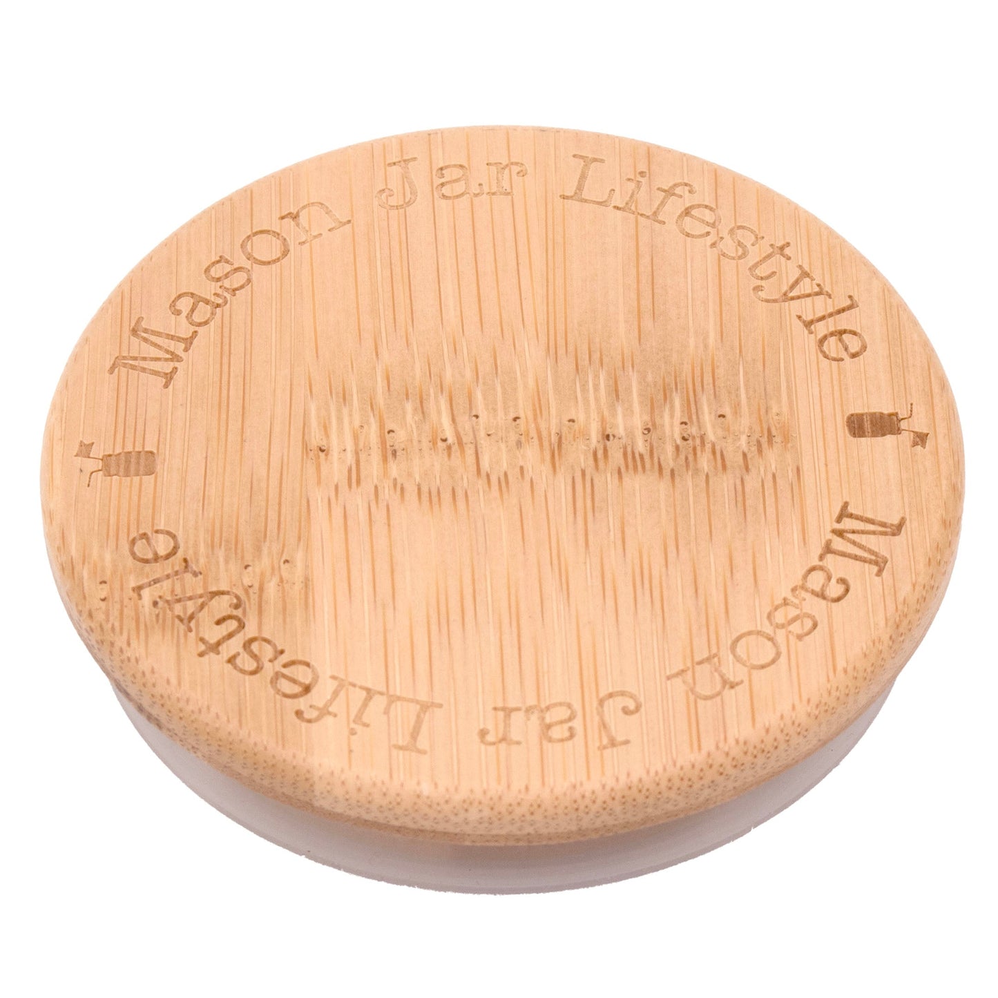 Bamboo Storage Stopper Lids for Mason Jars - Blessings Grow Meadows