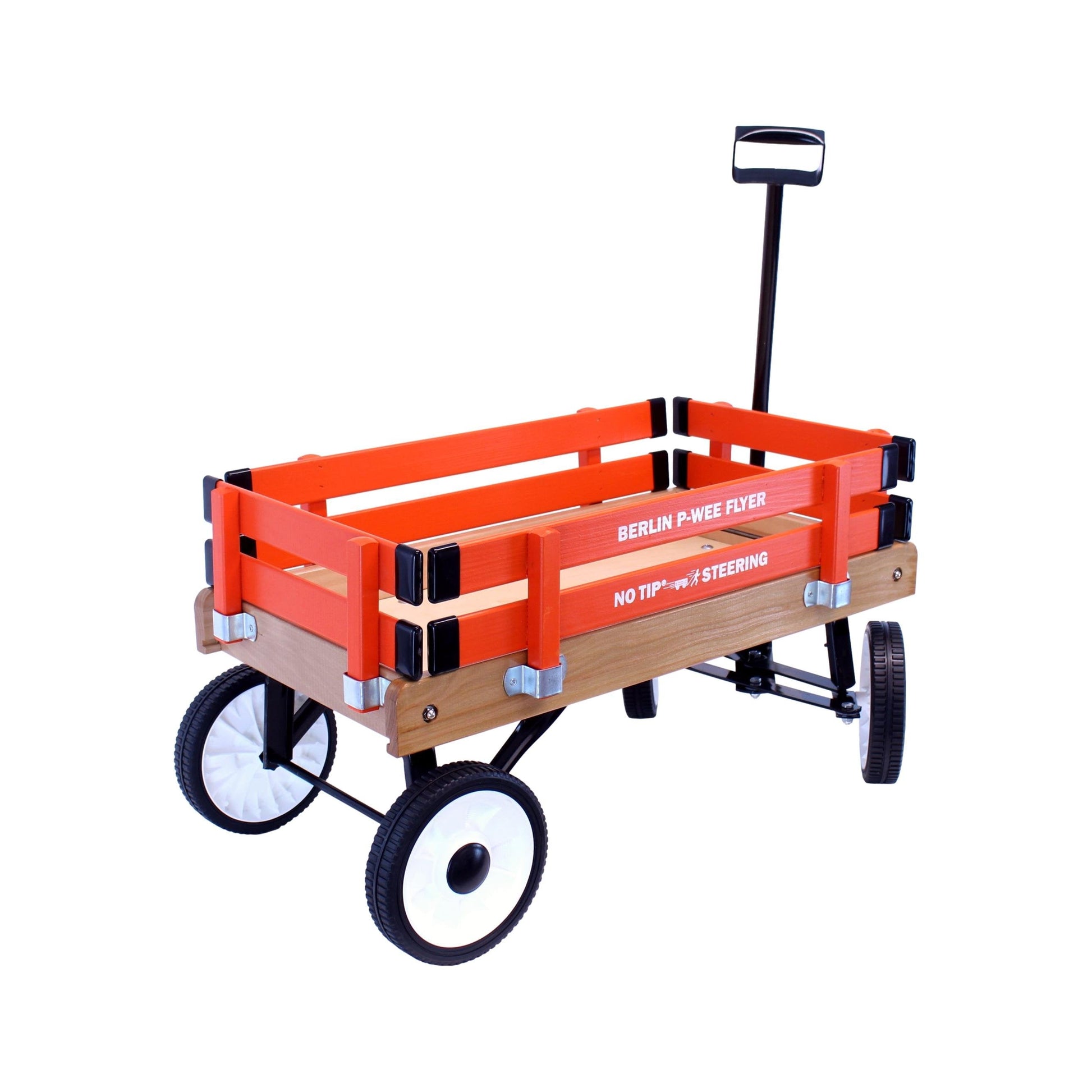 Amish-made Berlin P-Wee Wagon Model F257 by AmishToyBox.com, small wooden wagon suitable for children, crafted in Ohio.