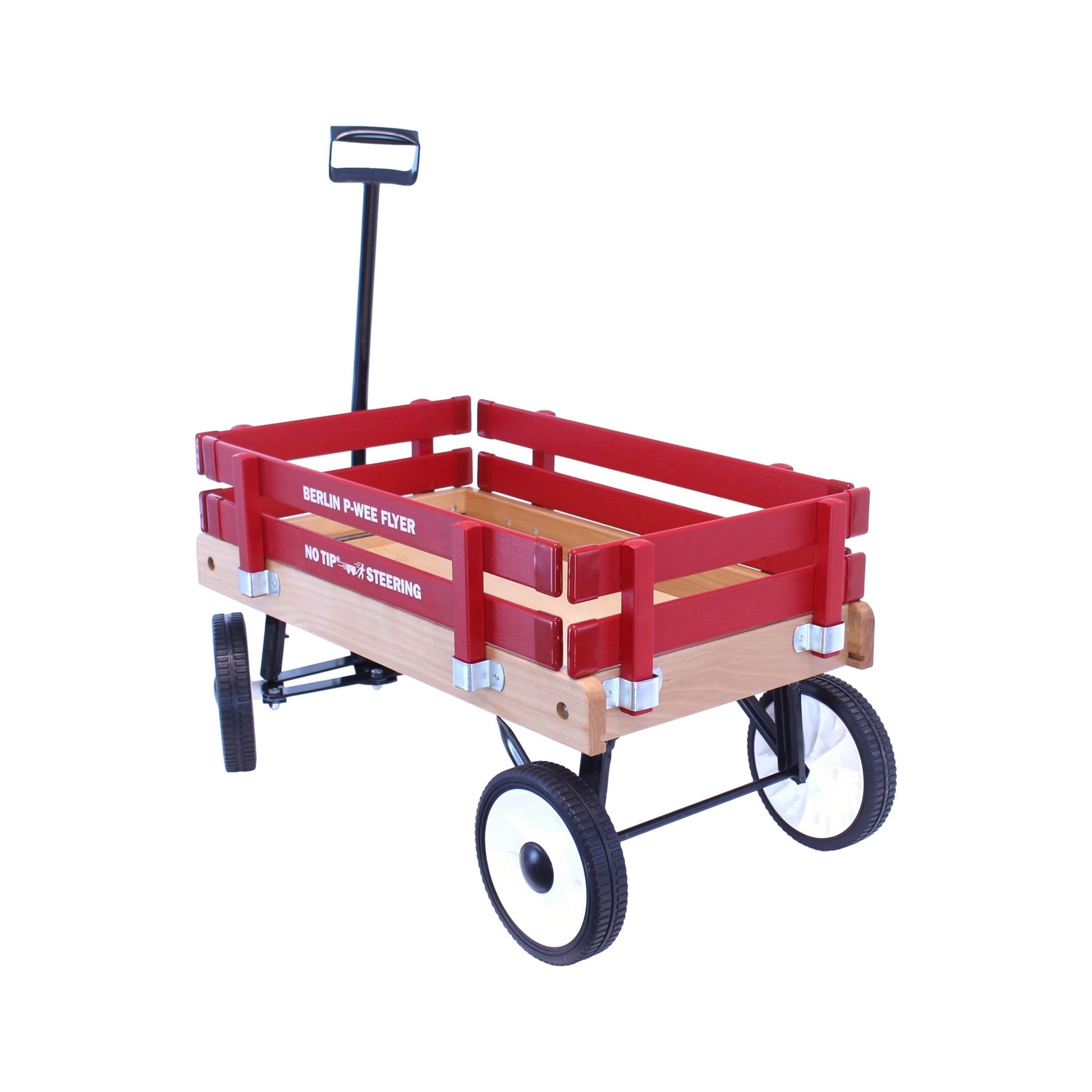 Amish-made Berlin P-Wee Wagon Model F257 by AmishToyBox.com, featuring a small wooden wagon for children, handcrafted in Ohio.