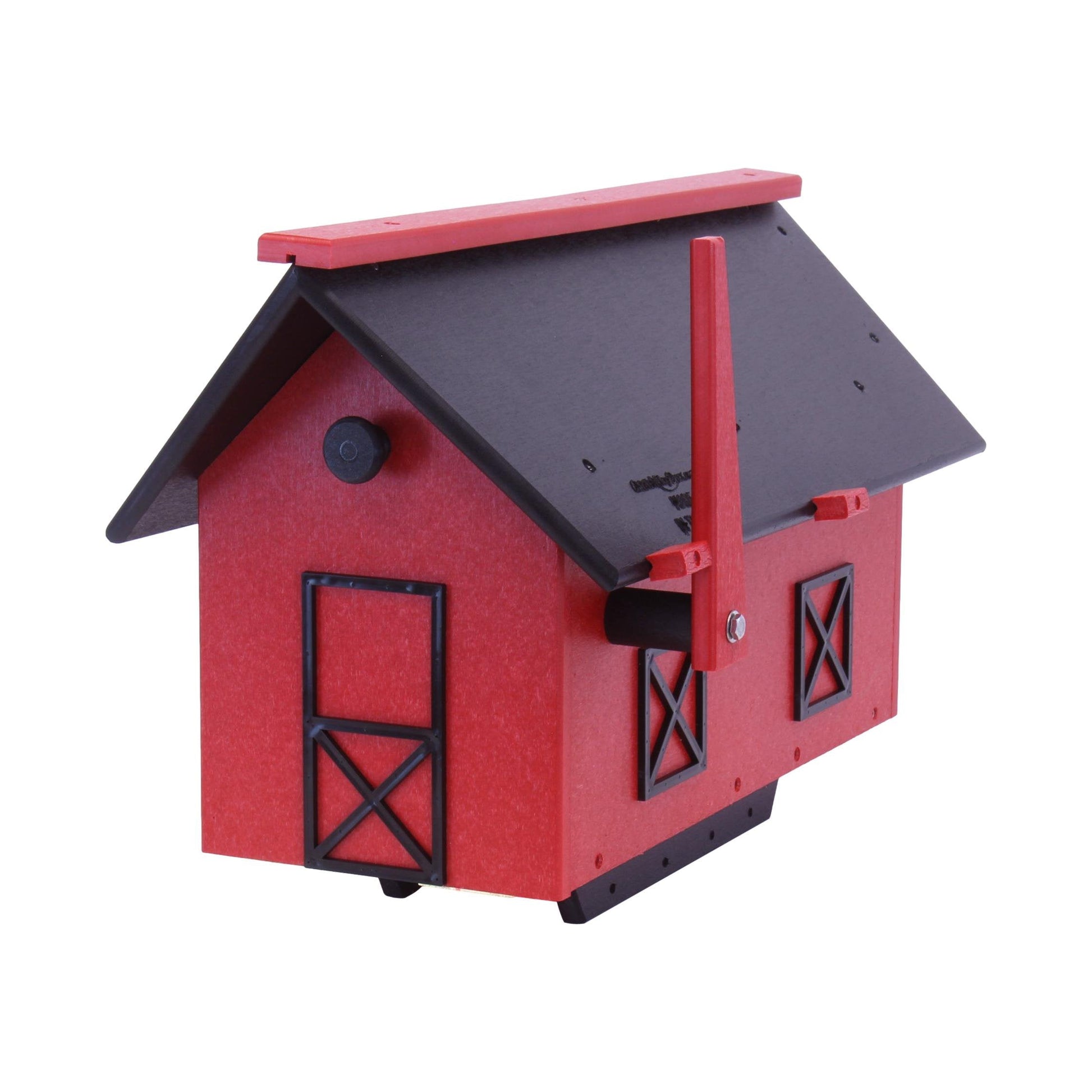 Amish-made post mount mailbox with weather-proof poly lumber and UV-resistant finish, designed for durable outdoor use.