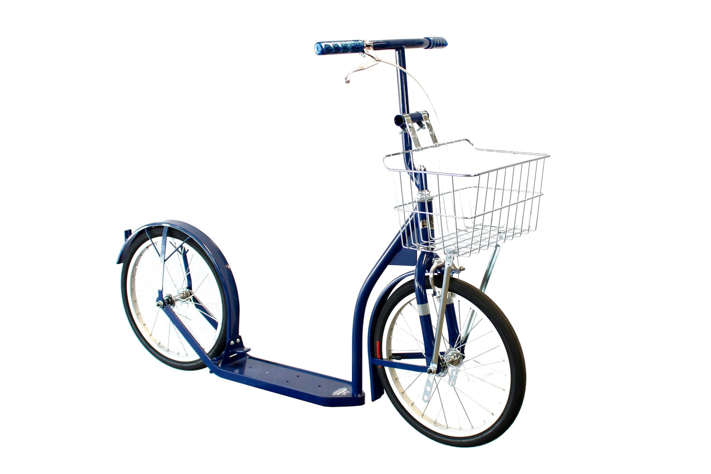 Amish-made Deluxe Kick Scooter Bike for big kids, model 1660, with sturdy frame, handlebars, and wheels for outdoor play.