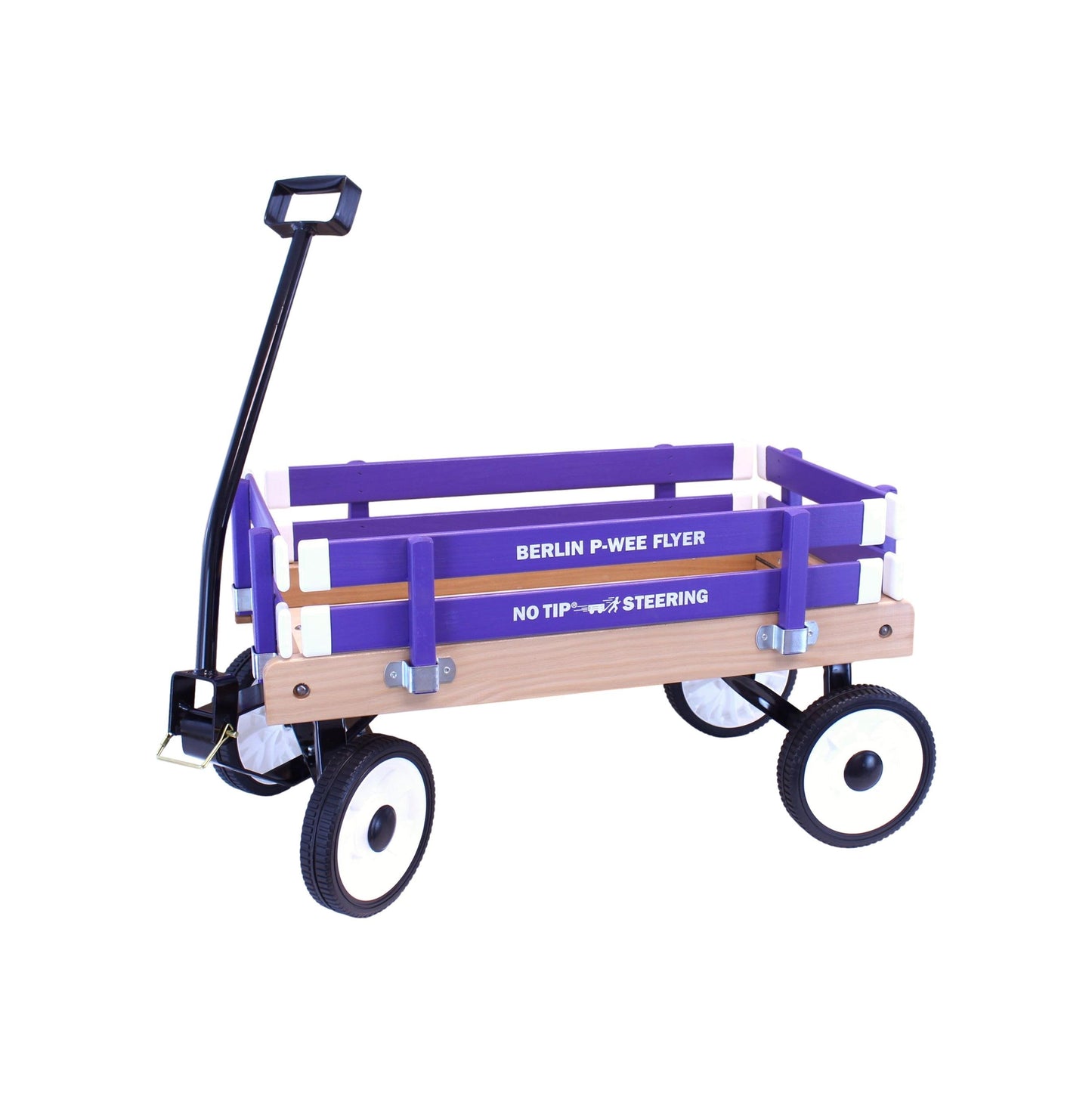 Amish-made Berlin P-Wee Wagon Model F257 by AmishToyBox.com, featuring a wooden wagon with classic design and sturdy wheels.
