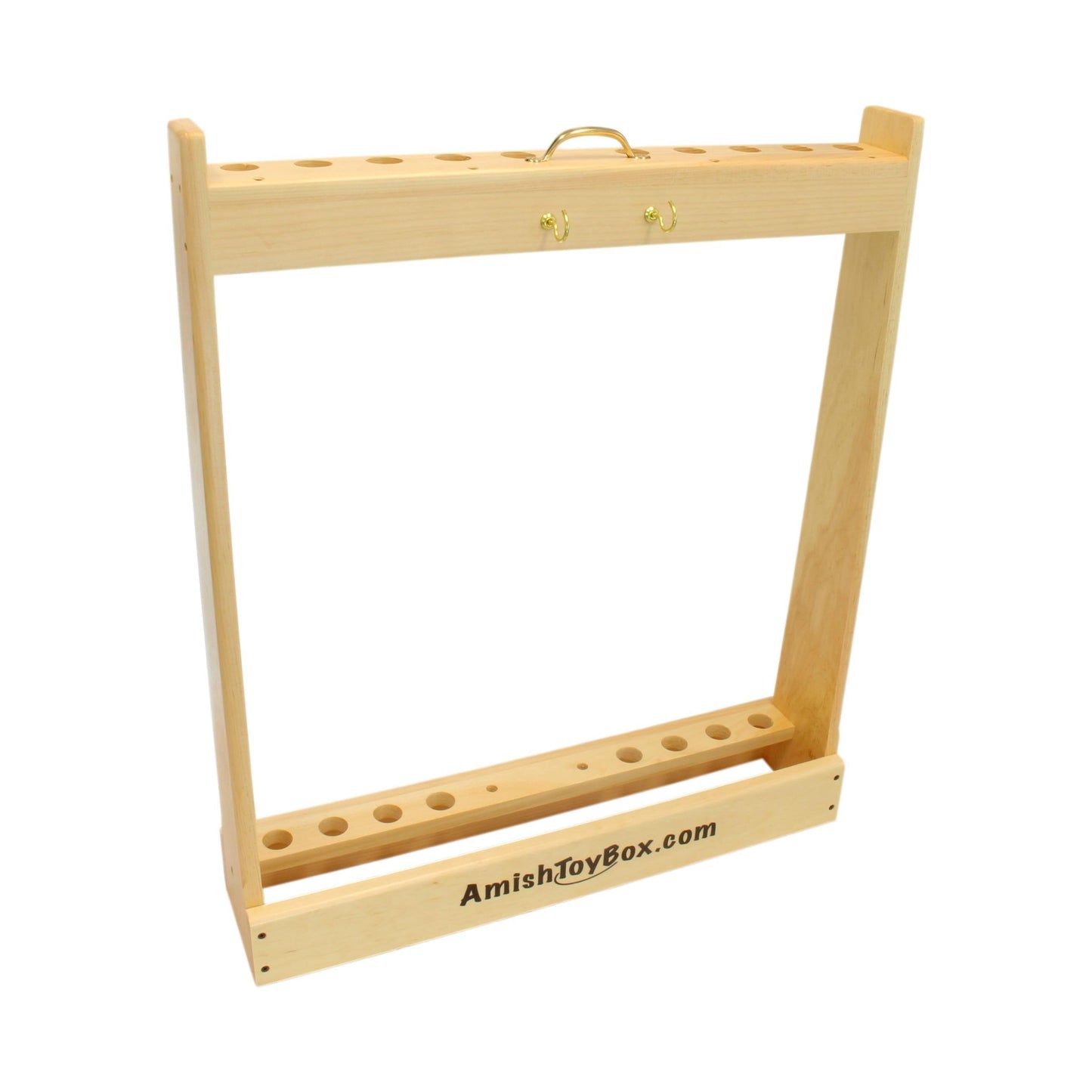 Deluxe 8-Player Croquet Game Set, Wooden Holder or Duffel Carry Bag - AmishToyBox.com ~ Blessings Grow Meadows