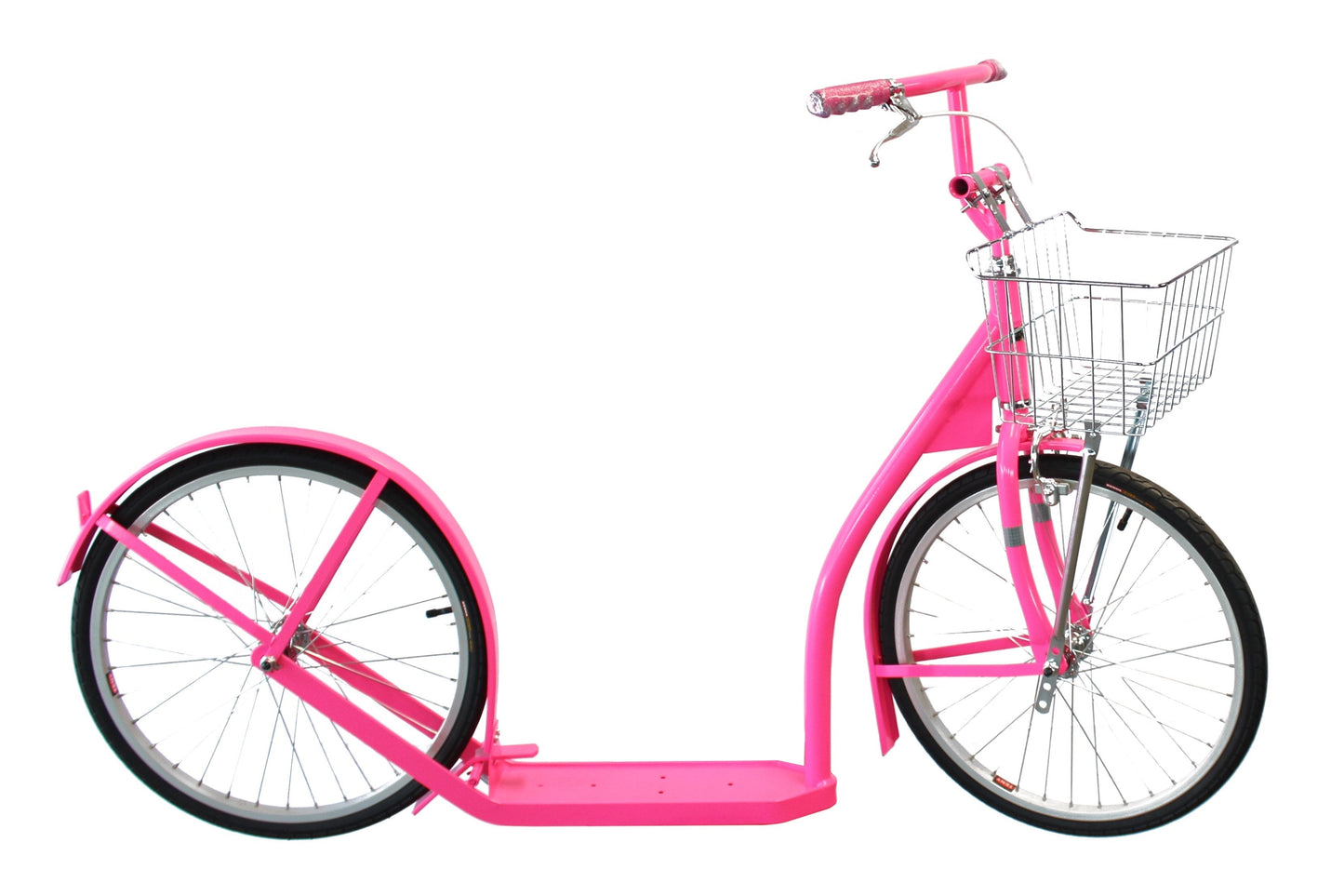 Amish-Made Deluxe Kick Scooter Bike Model 2060, youth and adult size, with sturdy frame and handlebars, suitable for sports and outdoor fun.